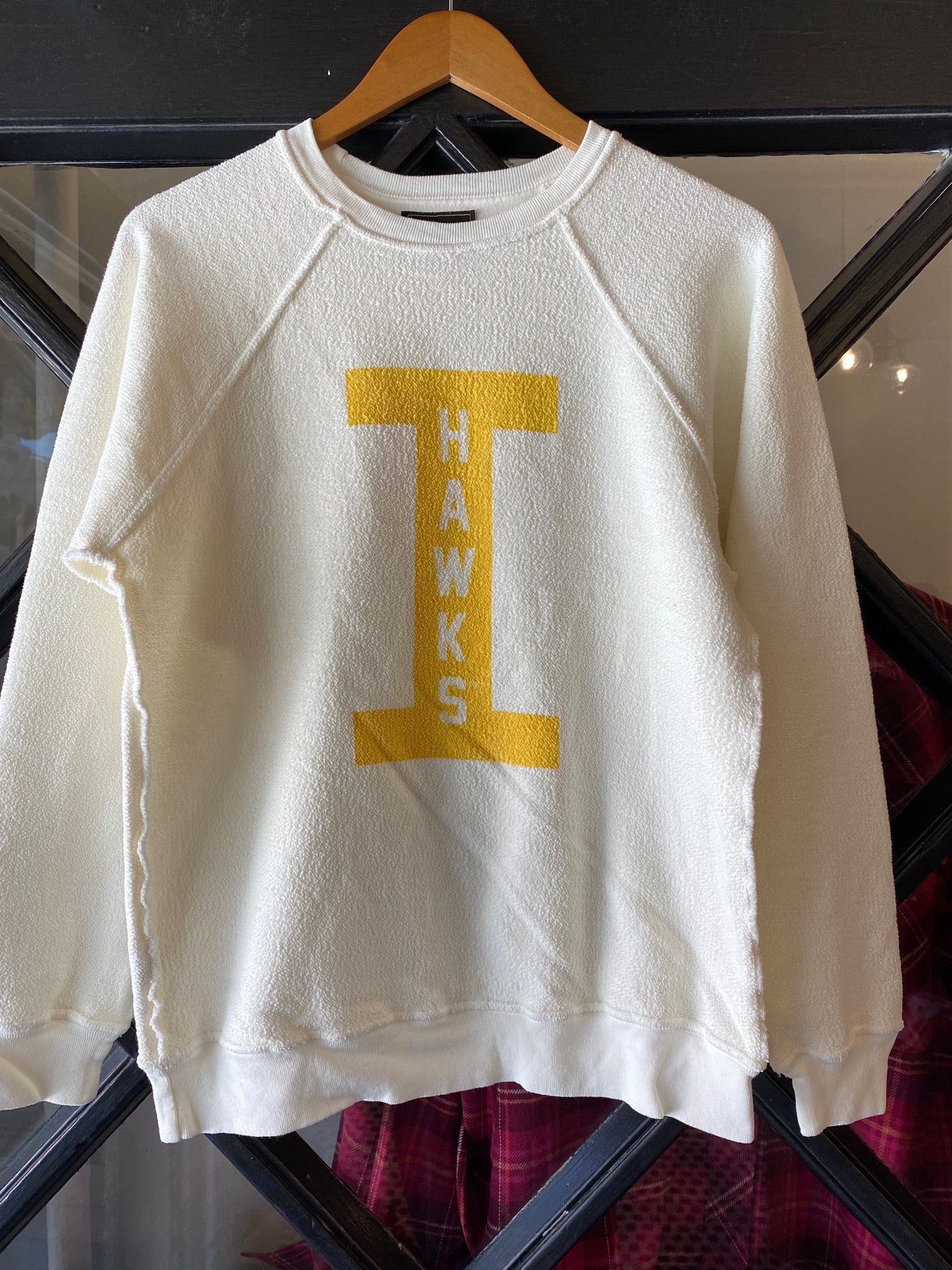 Retro Brand Inside Out Hawk "I" Full Length Sweatshirt